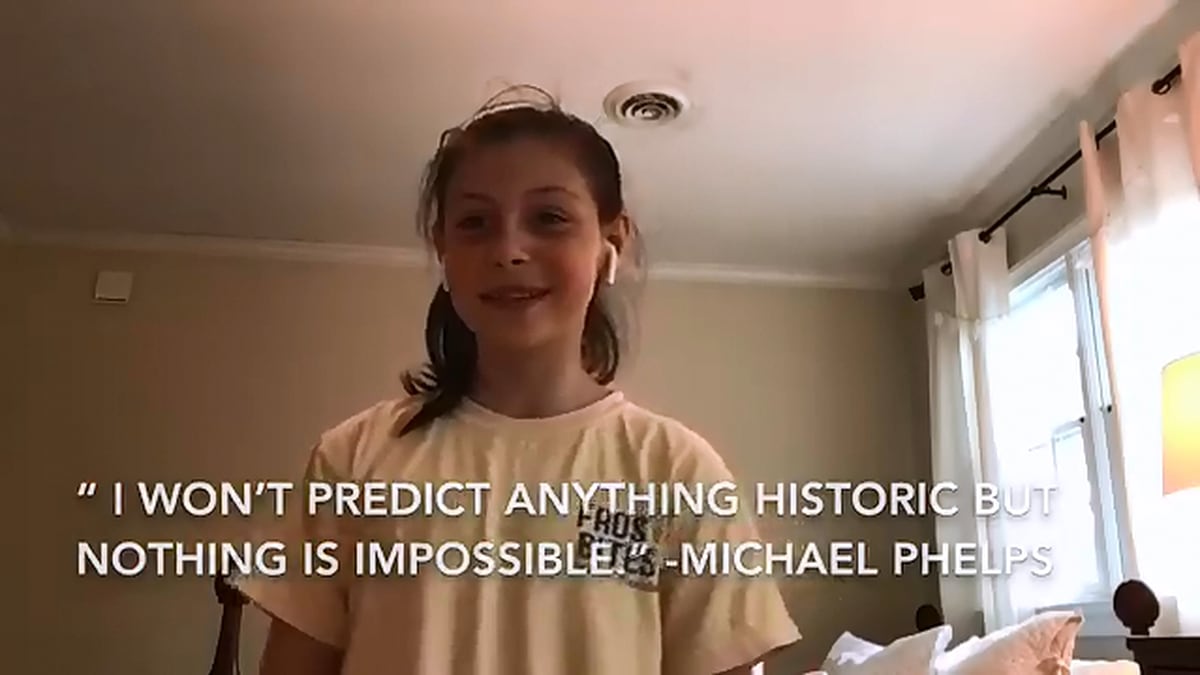 Anna Bennett Curtis collected all of her classmates' videos and compiled them for a nursing home./Source: WVLT News