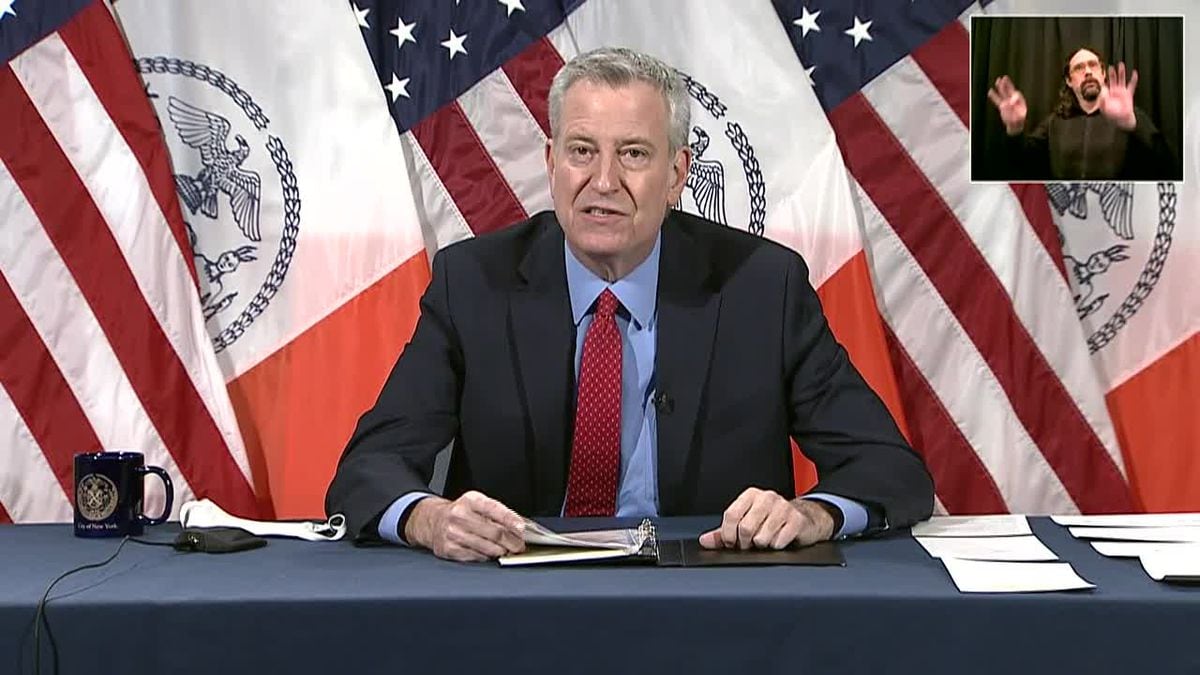 New York City has canceled contracts with the Trump Organization, and Mayor Bill De Blasio said...