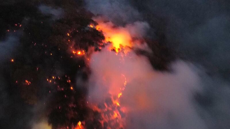 The original fire in Warren County
