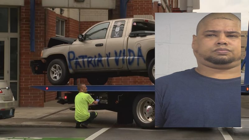 Michael Perez, 41, from Louisville has been charged with two counts of wanton...