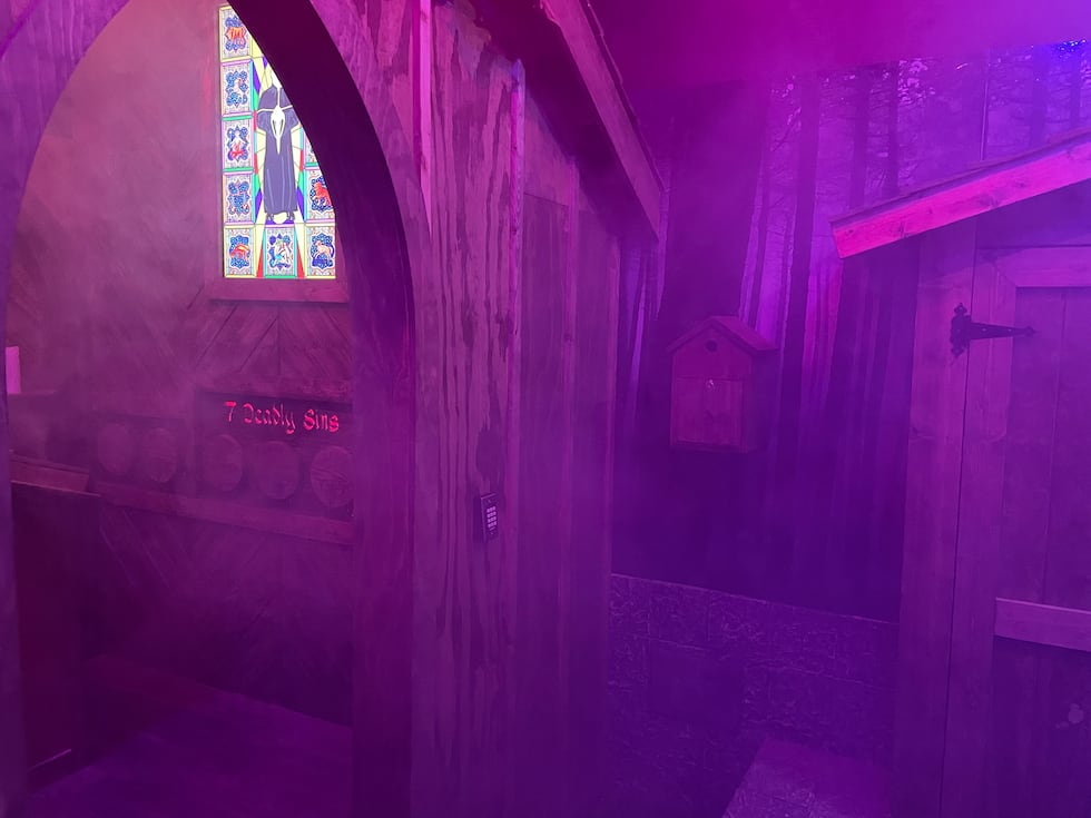 Escapology features one room focused on the seven deadly sins.