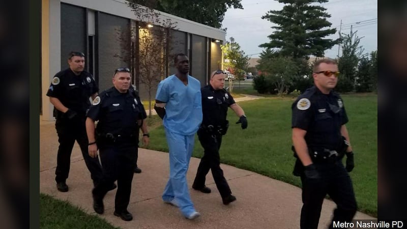 Emanuel Samson, 25, is accused of killing one and wounded six more at Burnette Chapel Church...