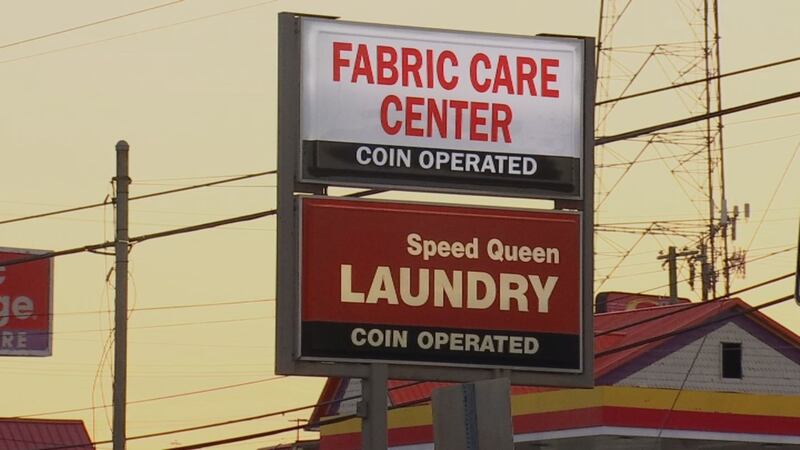 The man was caught taking off his clothes on surveillance footage, according to police.