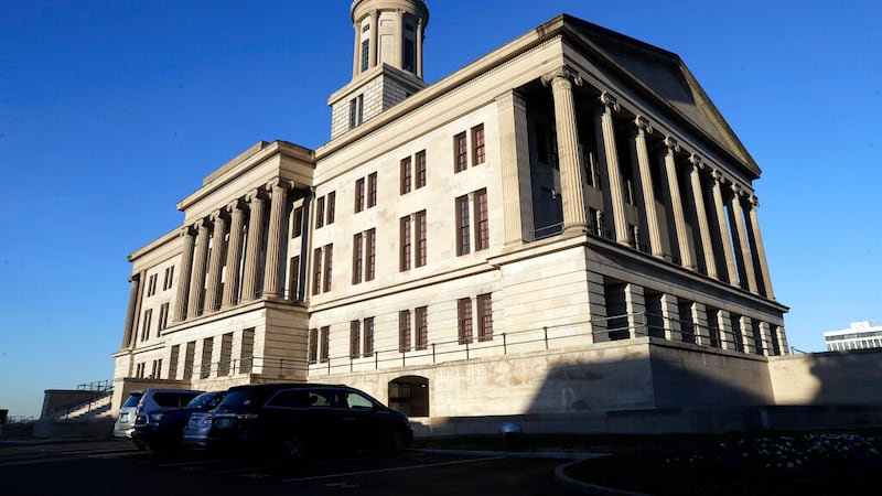 This Jan. 8, 2020, photo shows the Tennessee State Capitol in Nashville, Tenn. (AP Photo/Mark...