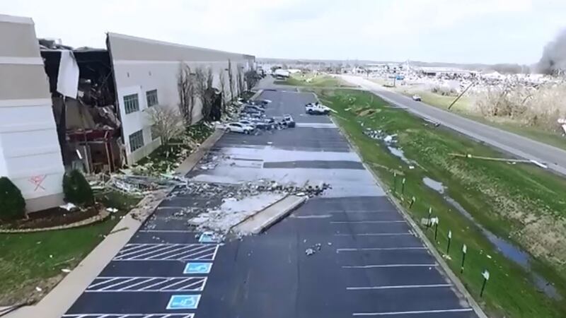 Tornado damage in Lebanon / Source: LPD