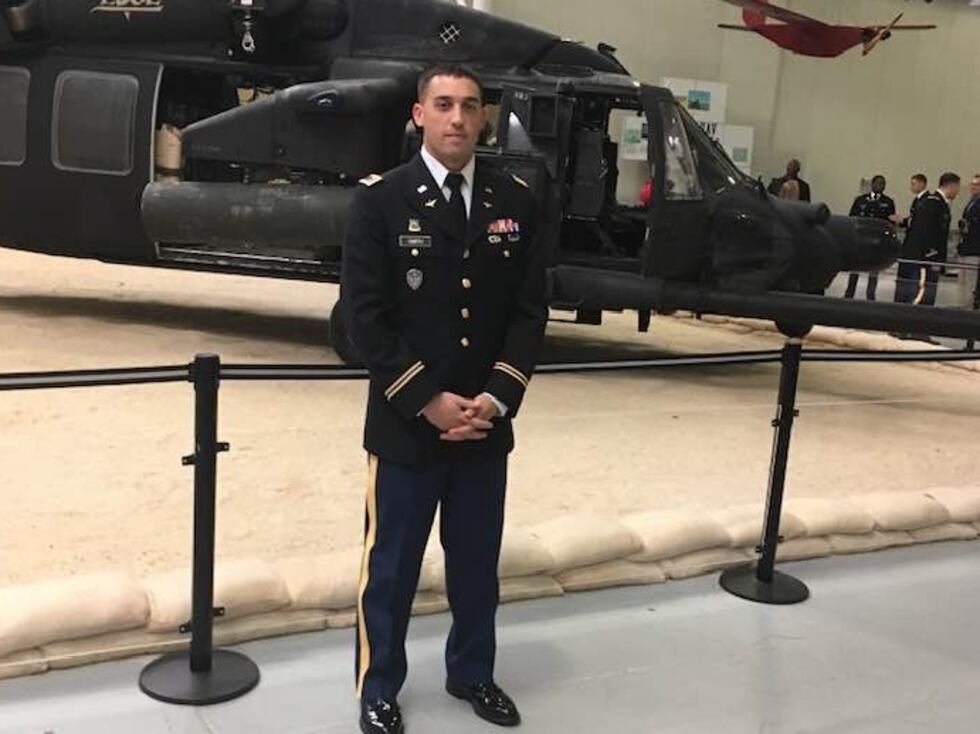 Chief Warrant Officer Rusten Smith was among nine Fort Campbell soldiers killed when two Black...