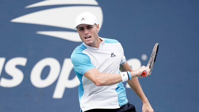 Christopher O'Connell of Australia during the first round of the U.S. Open tennis tournament,...