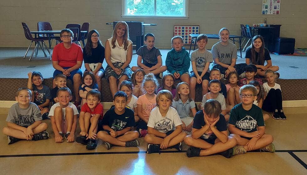 Heather visiting the kids at the Boys & Girls Club of Dumplin Valley, Strawberry Plains club.
