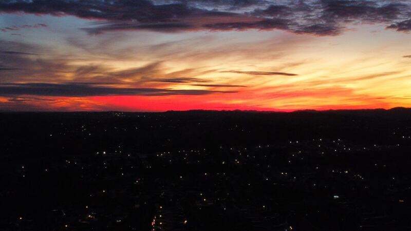 David Troutman got us this beautiful view over Sevier County.