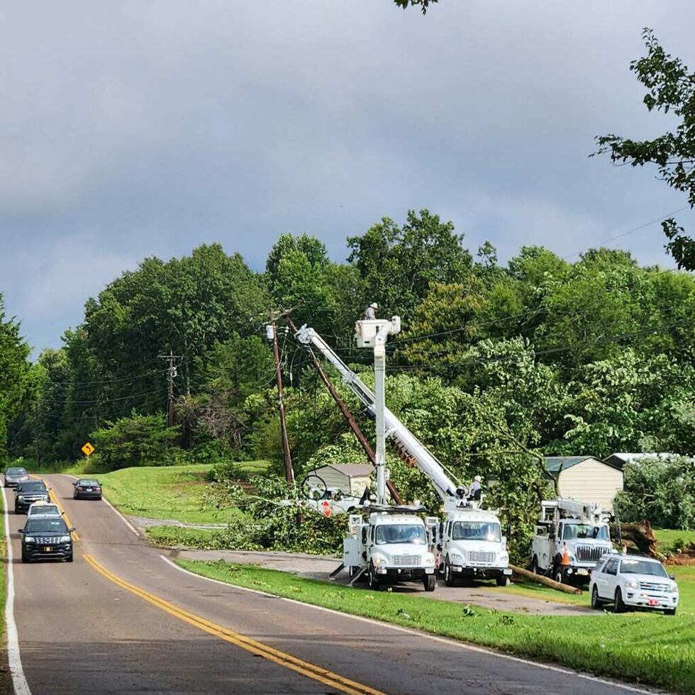 Severe storm damage across East Tennessee