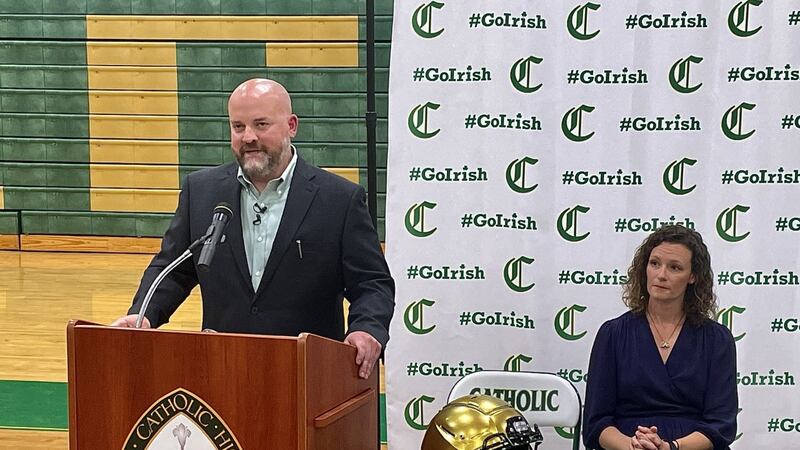 Introduced as new Knoxville Catholic head football coach