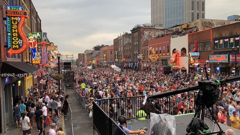 Broadway in Nashville / Source: WTVF